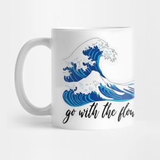 GO WITH THE FLOW Aesthetic Mug